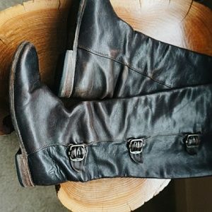 Frye Paige riding boots-espresso 